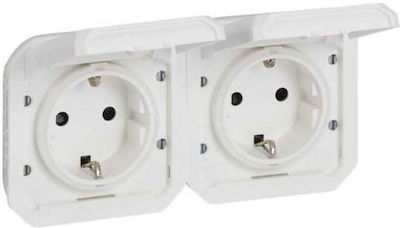 Legrand Plexo Power Socket White 1pcs