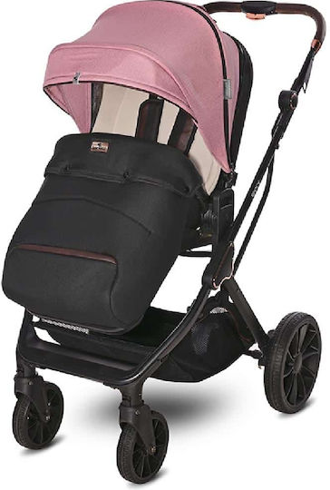 Lorelli Glory 2024 Adjustable 2 in 1 Baby Stroller Suitable for Newborn Pink 9kg