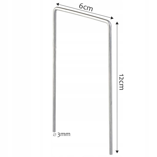 Kadax Ținte pentru Fixarea Covorașelor din Material 12cm 50buc