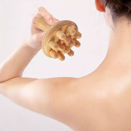 Wooden Massage Tool Maderotherapy Body Massage Anti-cellulite Tool Mushroom