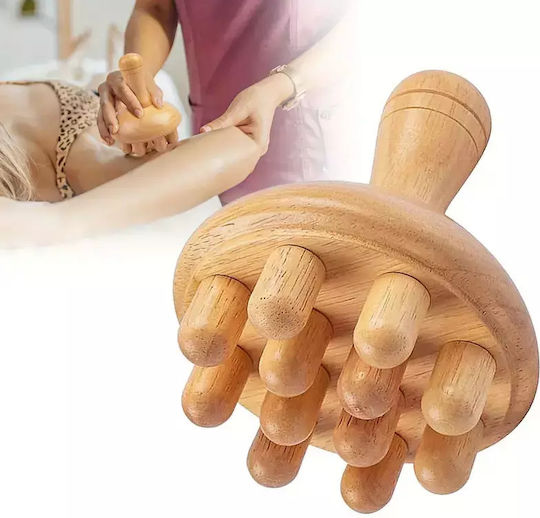 Wooden Massage Tool Maderotherapy Body Massage Anti-cellulite Tool Mushroom