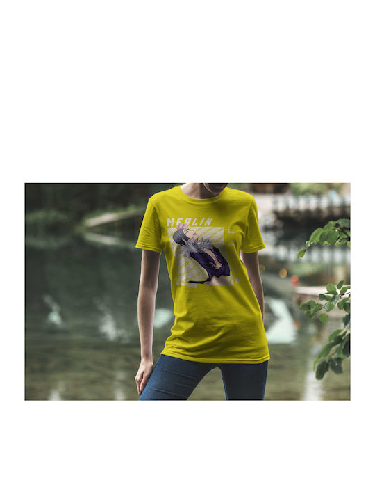 T-shirt Yellow Cotton