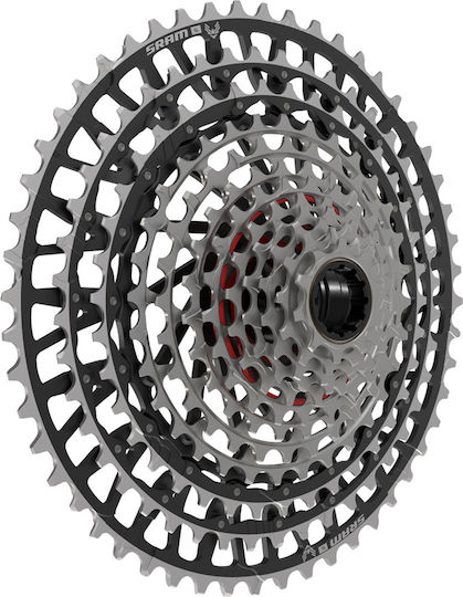 Sram Κασέτα Ποδηλάτου MTB 12 Ταχυτήτων με 52 Δόντια