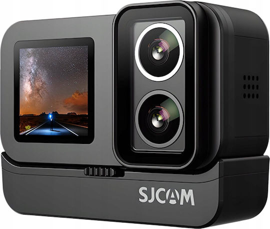 SJCAM SJ20 128GB Action Camera 4K Ultra HD Underwater PRO SET with 2.29 Inch Touch Screen and Wi-Fi Black