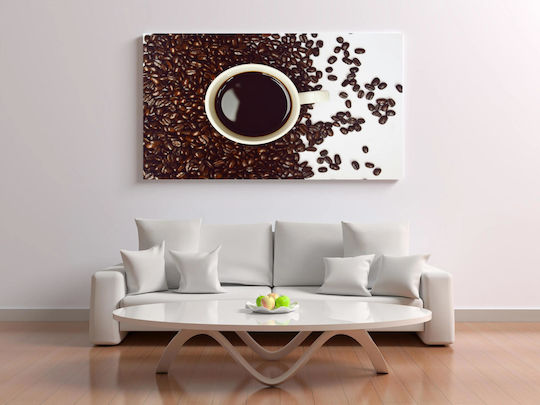 Painting Cup Coffee Coffee Beans 120x80