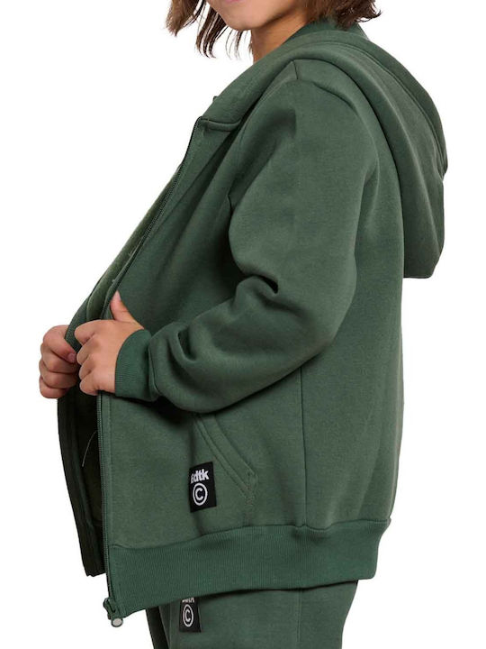 Athletic Kids Cardigan Cotton with Hood JADE