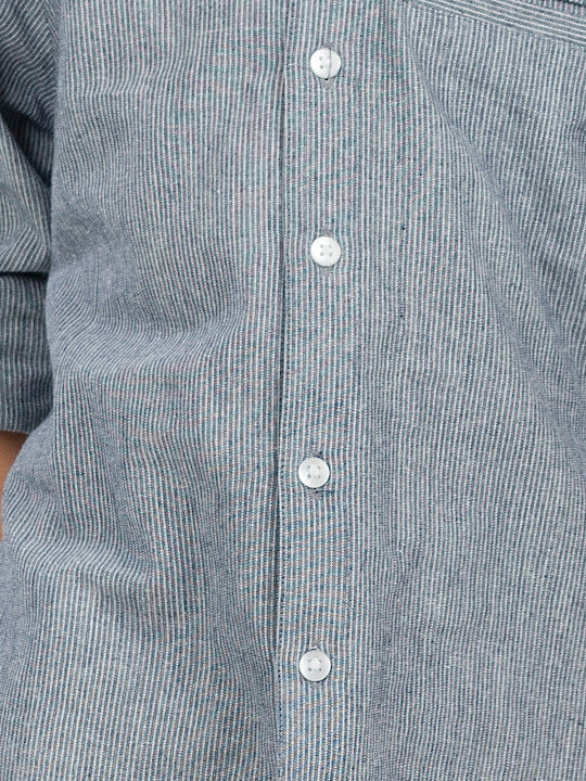 Energiers Kids Linen Shirt Blue