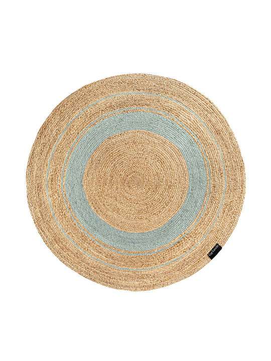 Guy Laroche Grande Rug Round Aqua