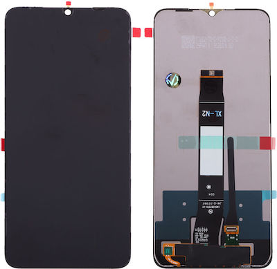 Mobile Phone Screen Replacement with Touch Mechanism for Redmi A2 (Black)