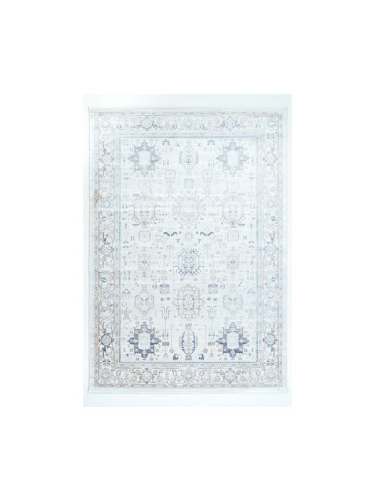 Ezzo Barocco D187a1n Teppich Rechteckig Cream-Blue