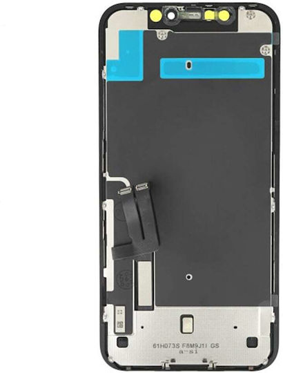 Екран със Сензорен Механизъм и Рамка за iPhone 11 (Черен)
