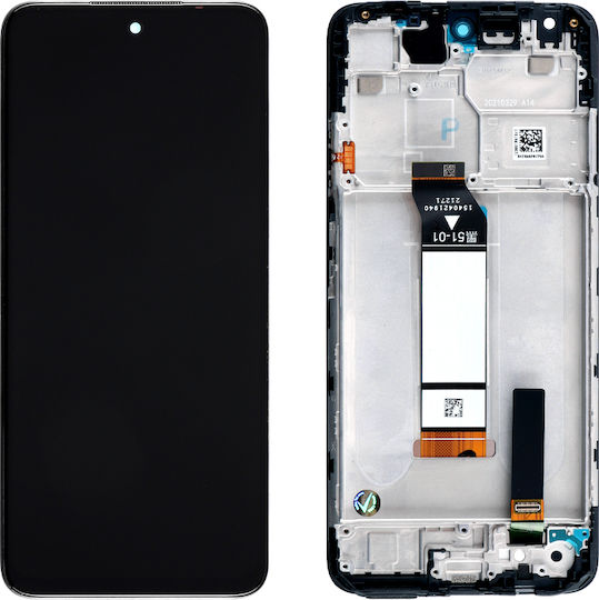 Screen with Touch Mechanism and Frame for XIAOMI REDMI NOTE 10 5G, POCO M3 PRO 5G (Black)
