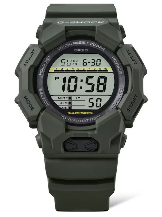 Casio G-shock Ρολόι Μπαταρίας με Καουτσούκ Λουράκι
