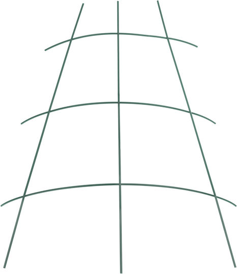 Kadax Support Ladder Potted Plants Flowers Steel Stake Oval 3pcs