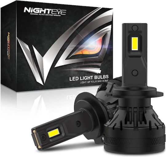 Nighteye Lamps Car H4 LED 6500K Cold White 9-32V 72W 2pcs