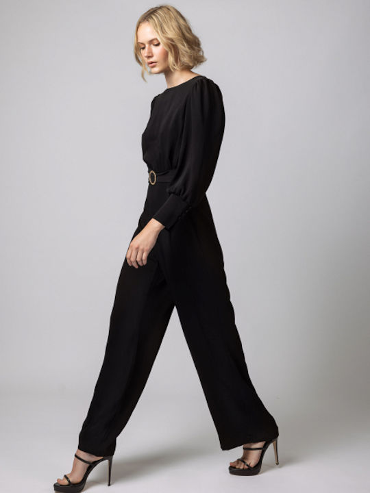 Women's Long-sleeved One-piece Suit Black