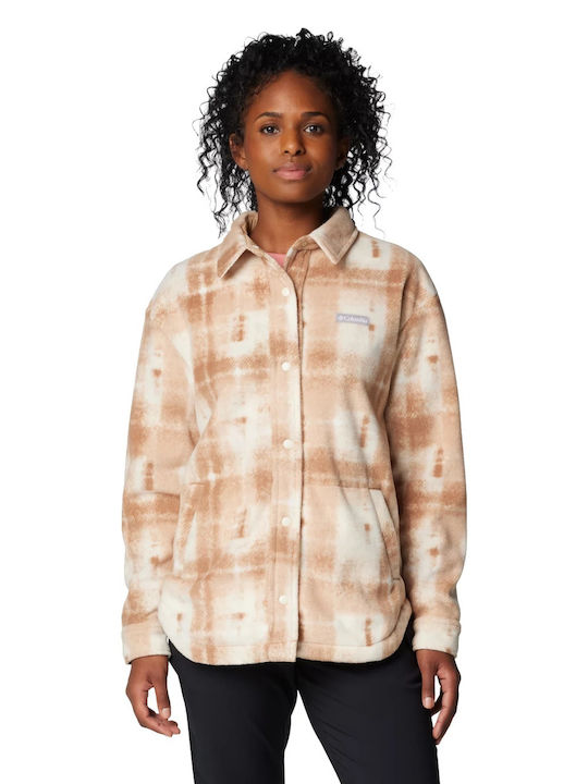 Columbia Palton pentru femei Brown Overshirt