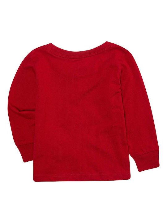 Levi's Kids Blouse Long Sleeve Bordeaux