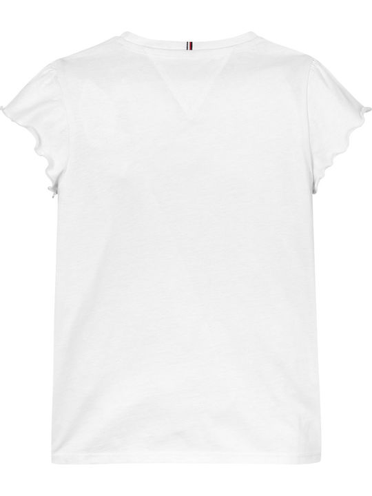 Tommy Hilfiger Children's Blouse Short Sleeve White