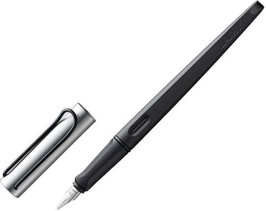 Lamy Set Calligraphy Stub 1.5mm Black Fountain Pen Made of Aluminum with Black Ink