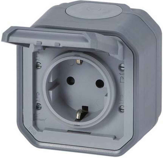 Legrand Plexo Power Socket Gray 1pcs