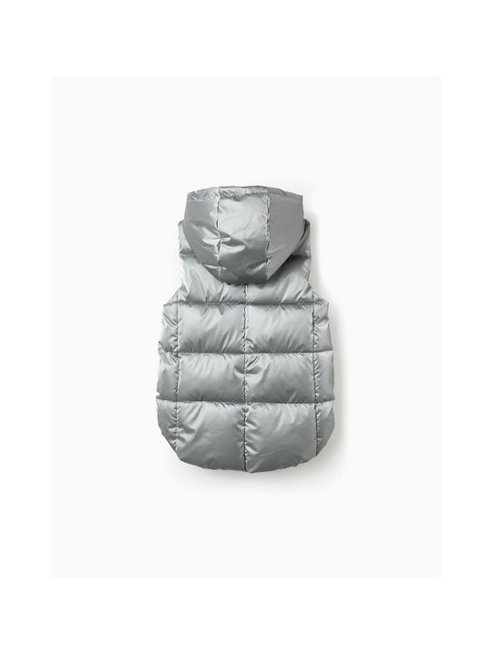 Zippy Kids Quilted Jacket Silver