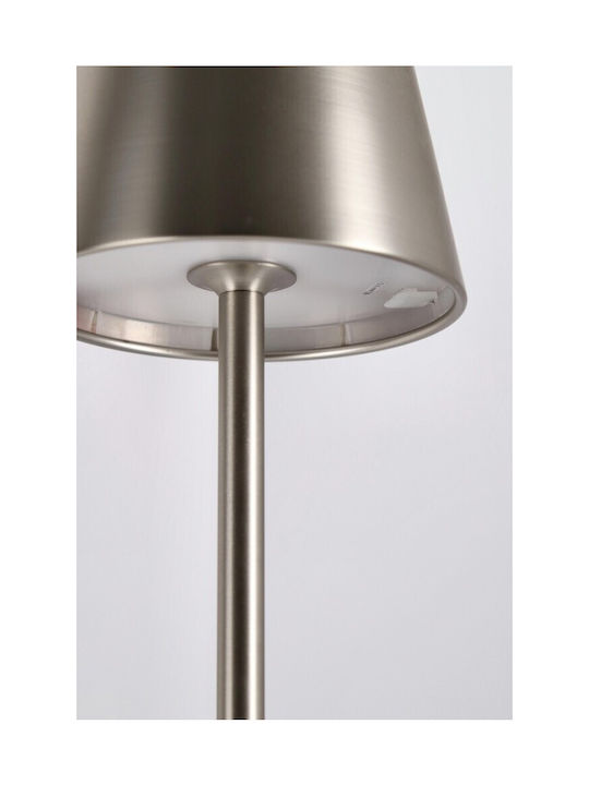 Bizzotto LED Stehlampe H115cm. Silber 0827769