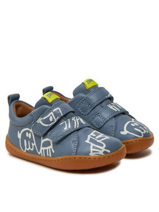 Camper Twins Kids Sneakers with Scratch Blue