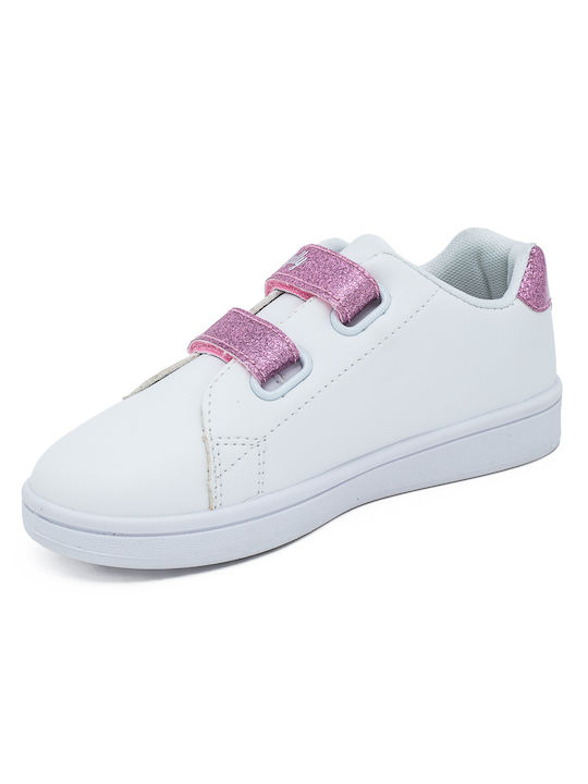 Kinder Sneakers mit Klettverschluss Weiß
