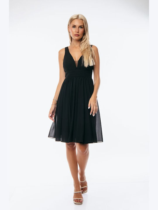 Summer Mini Evening Dress Black