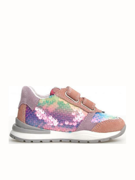 Kids Sneakers with Scratch Pink