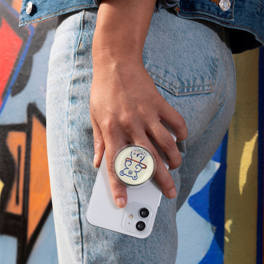Sonique Pop Socket for Mobile Phone Beige