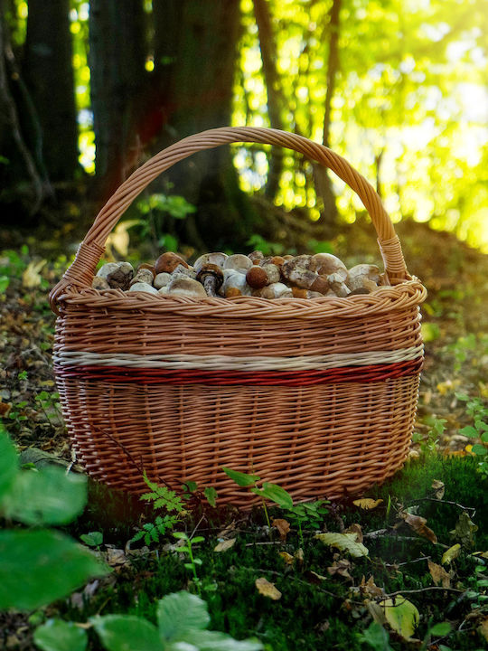 Decorative Basket Wicker Beige Kadax