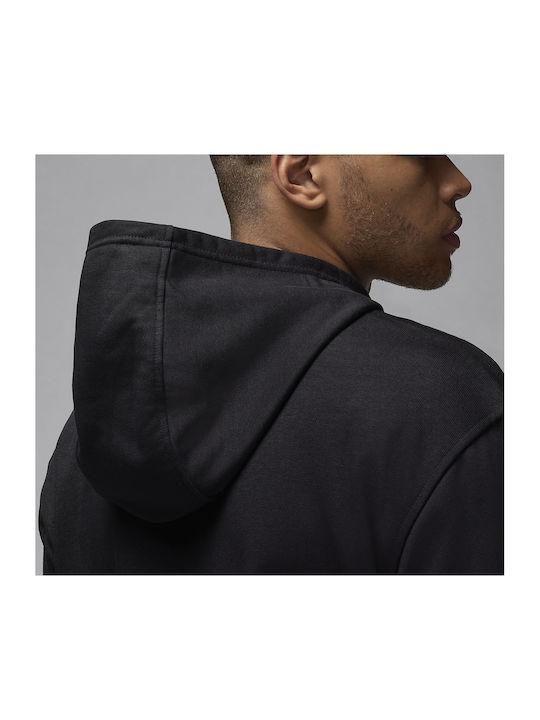 Dri-Fit Sweatshirt with Hood Black