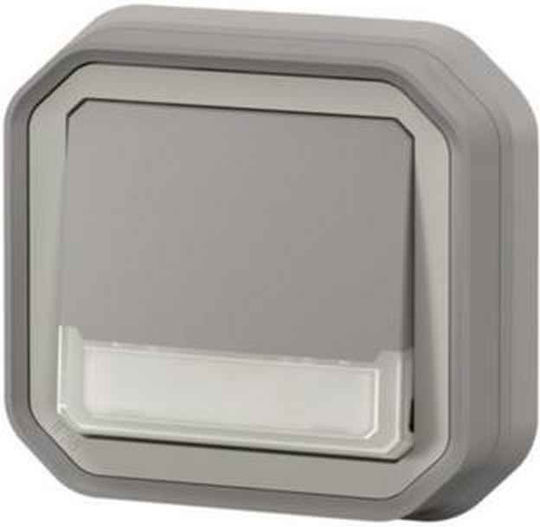 Legrand Plexo N Копче за камбанка с рамка в Сив цвят 069795L