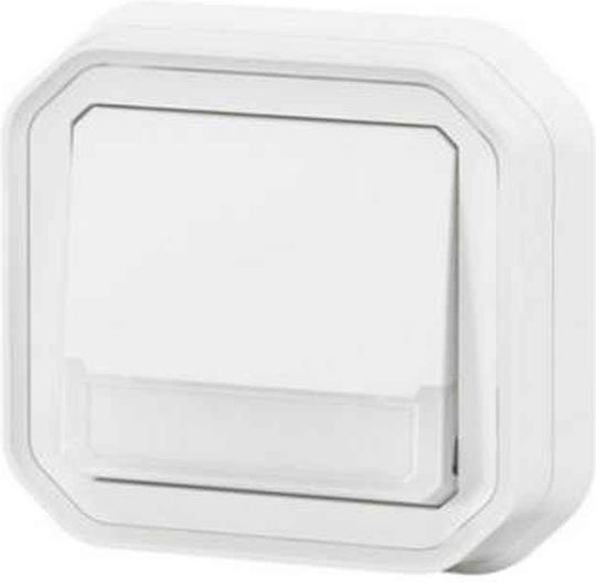 Legrand Plexo N Buton Clopoțel cu Cadru în culoarea Alb 069825L