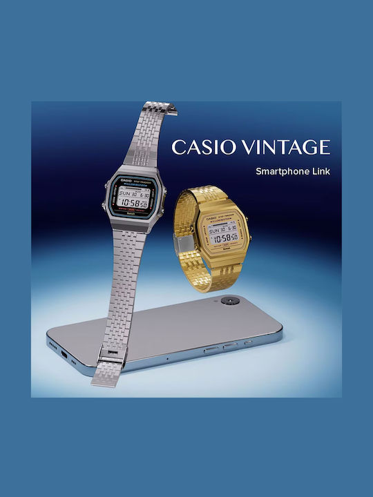 Casio Casio Vintage Watch Battery with Metal Bracelet Casio Casio Vintage Watch Battery with Metal Bracelet