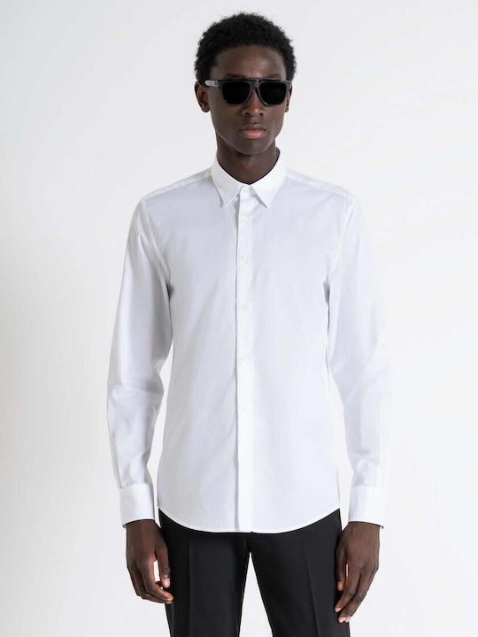 Antony Morato Men's Shirt Long Sleeve White