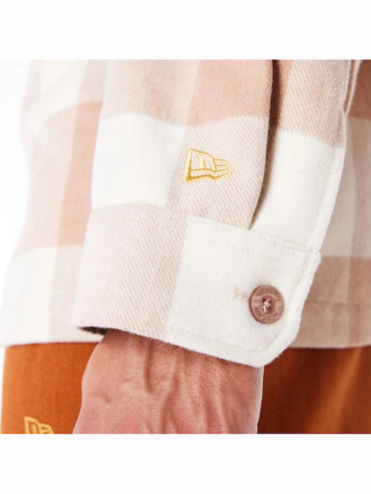 Overshirt Mânecă Lungă Bej