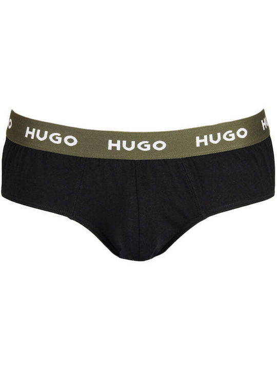 Hugo Boss Ανδρικά Σλιπ Μαυρο 3Pack