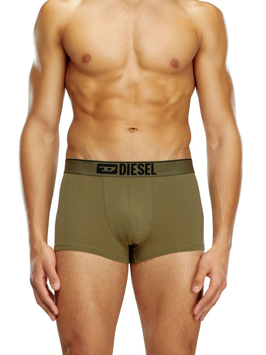 Diesel Ανδρικά Μποξεράκια Khaki 3Pack