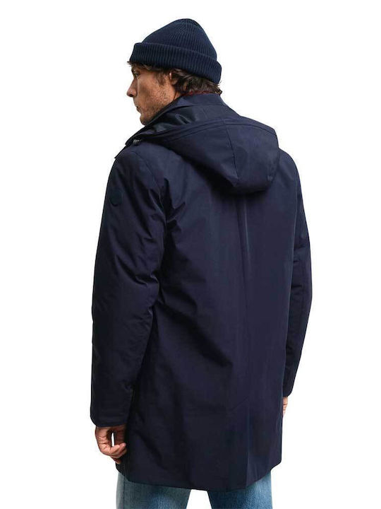 Gant Men's Coat Evening Blue