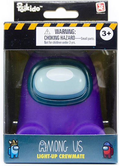 Figurină Martinex Among Us Personaj Luminos Mov 9cm
