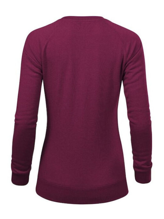 Malfini Women's Long Sleeve Promotional Sweatshirt Bordeaux