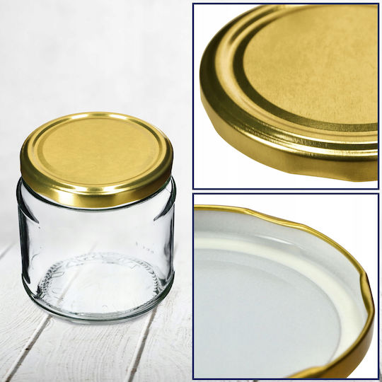 Kadax Jar Lids Screw Cap Jars Lid Caps Fi63 10pcs 4-clip