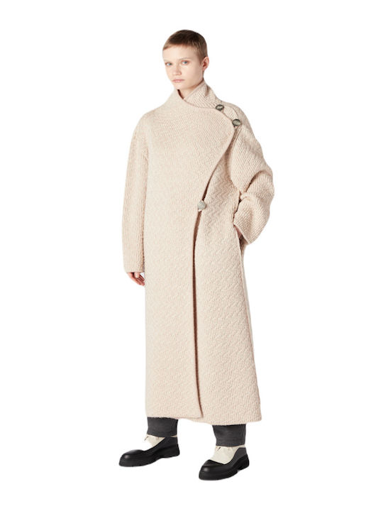 Damen Beige Mantel