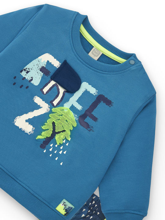 Kids Sweatpants Set Blue 2pcs