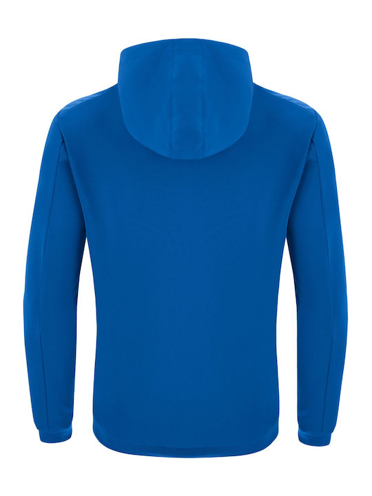 Jachetă hanorac pentru femei Cu glugă Royal Blue/White