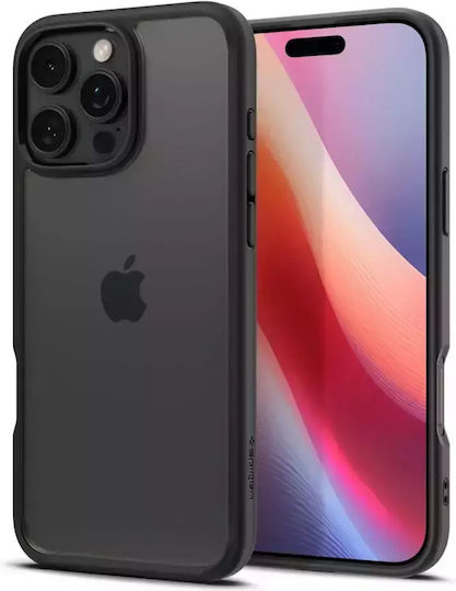 Spigen Ultra Hybrid Back Cover Plastic 1.2mm Matte Black (iPhone 16 Pro)