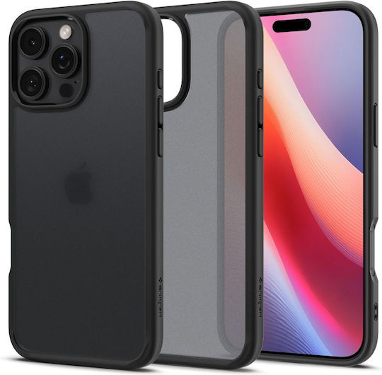 Spigen Ultra Hybrid Back Cover Plastic 2mm Frost Black (iPhone 16 Pro)